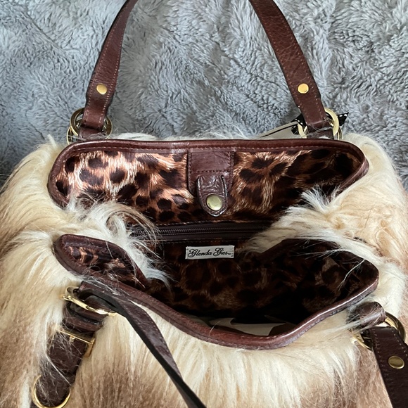 Glenda Geis. Lilly. Mongolian Faux Fur.  NEW.  Showstopper.  Shoulder bag. - Picture 4 of 4